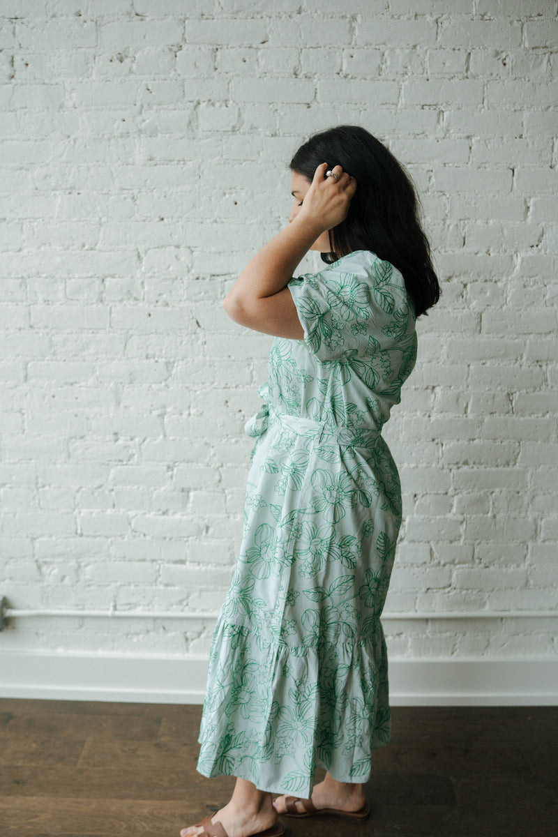 Floral Embroidered Dress