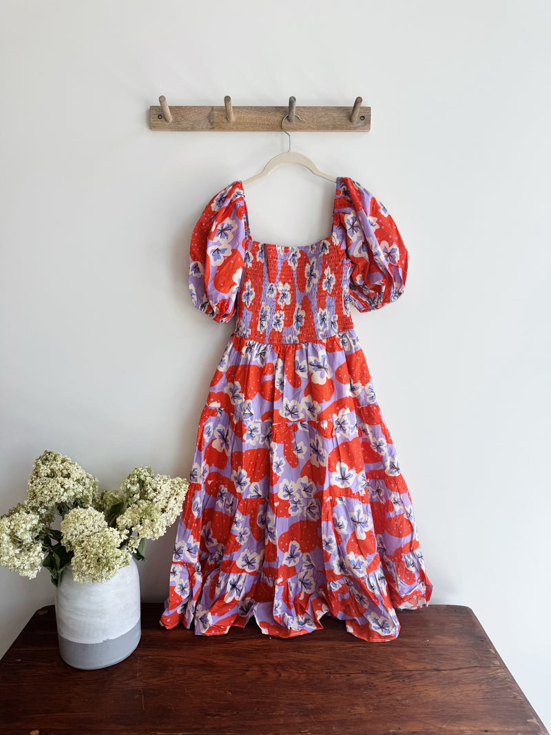 Floral Print Midi Dress