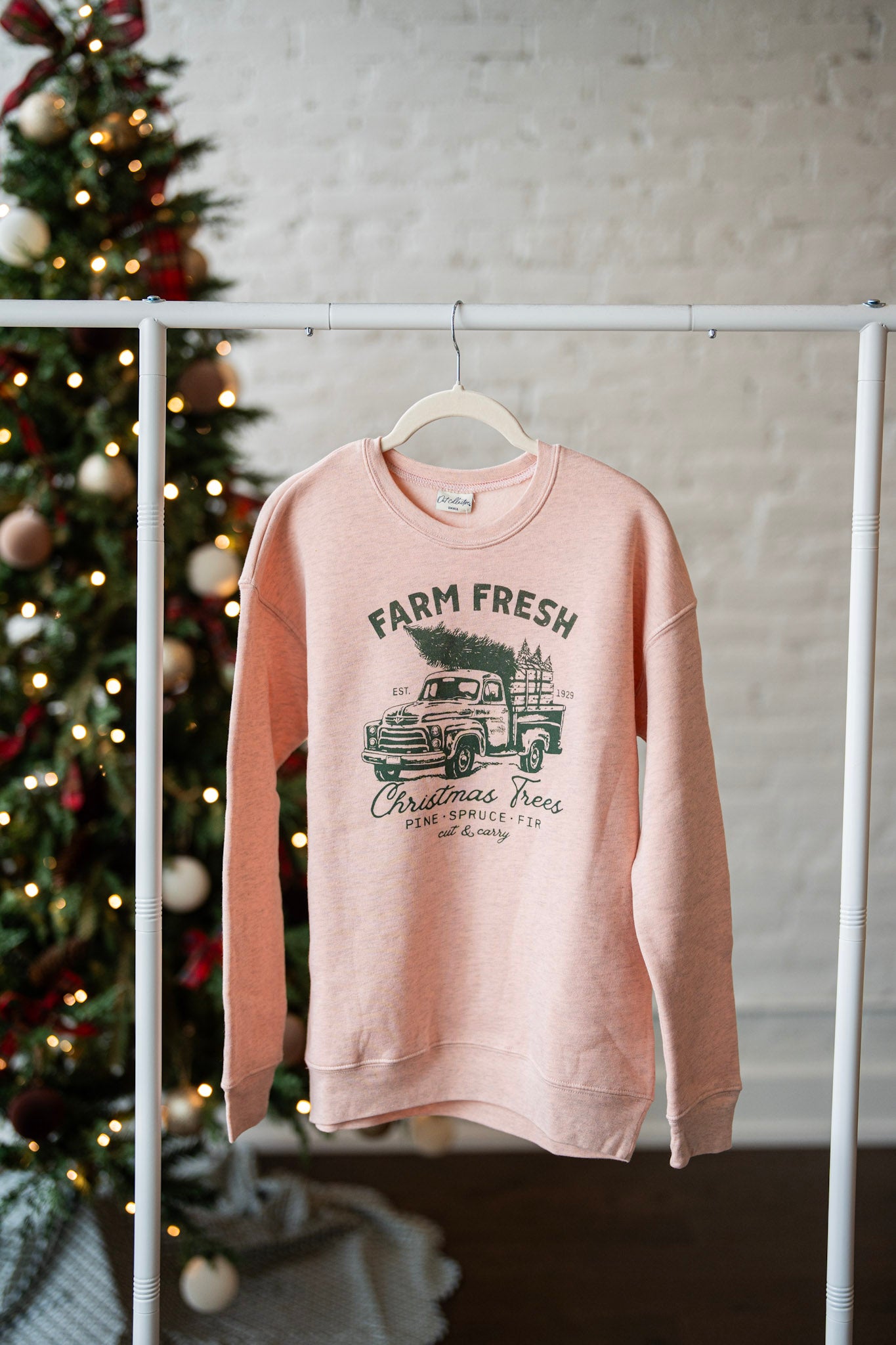 Farm Fresh Christmas Trees Sweatshirt