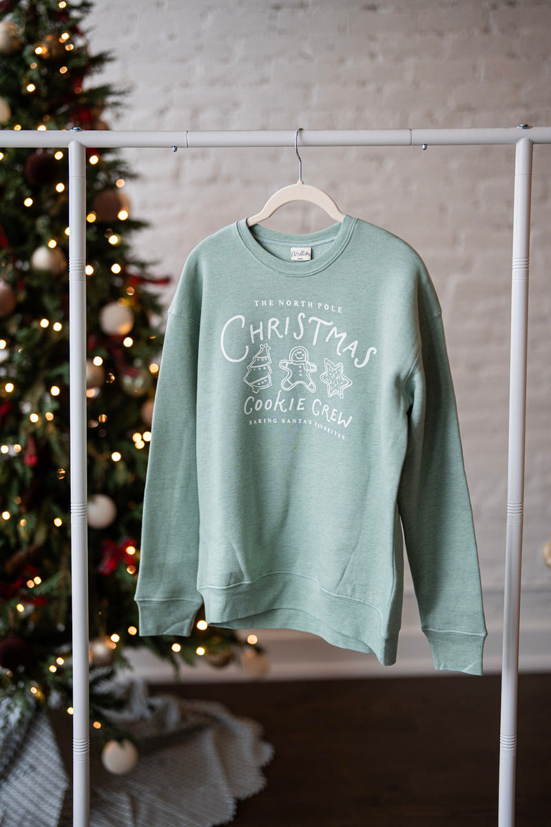 North Pole Christmas Cookie Crew Sweatshirt