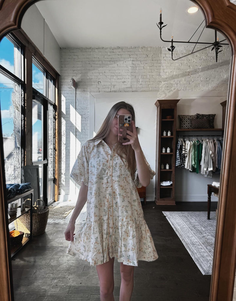 Bubble Floral Dress