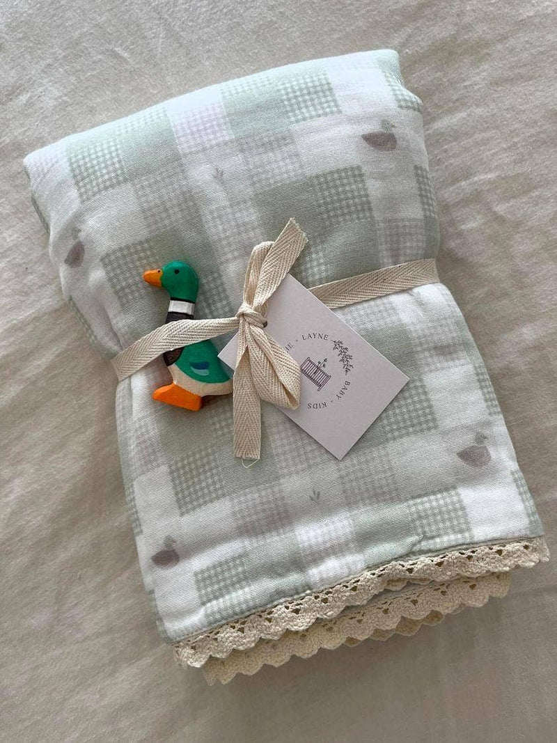 Little Mallard Duck Baby Blanket