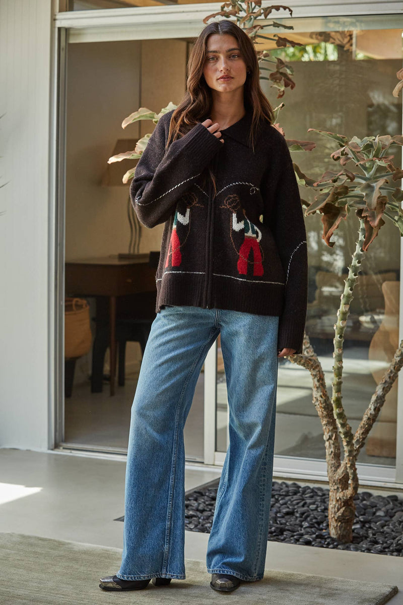 The Cowboy Cardigan