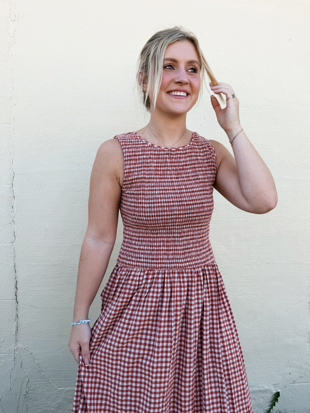 Gingham Picnic Dress