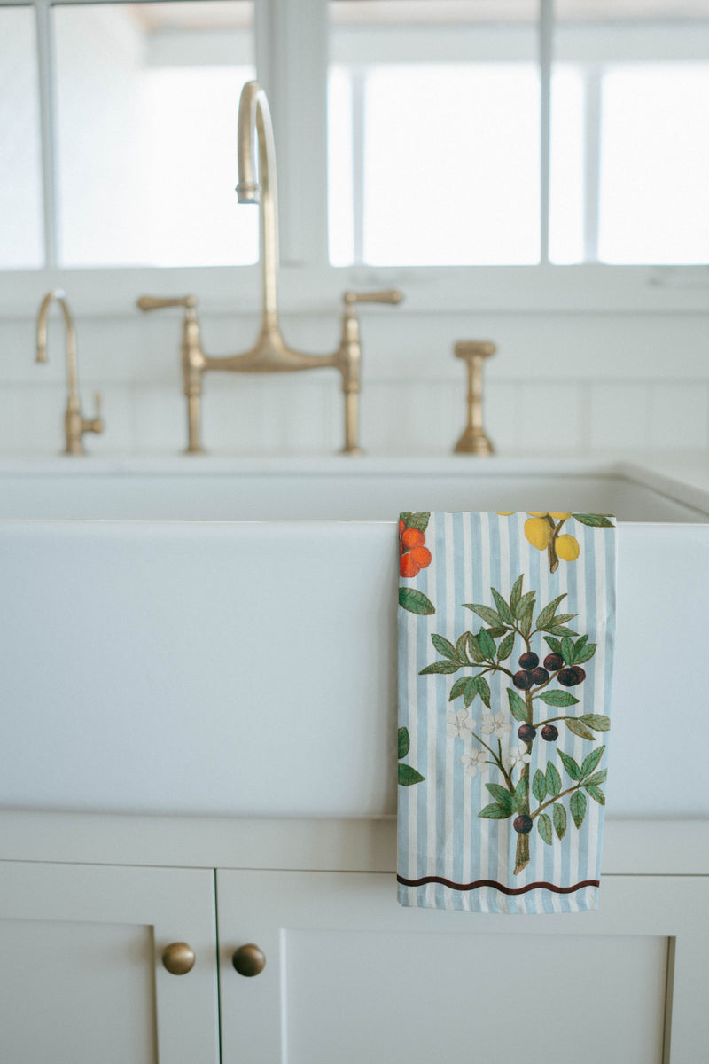 Festival of Fruits Tea Towel