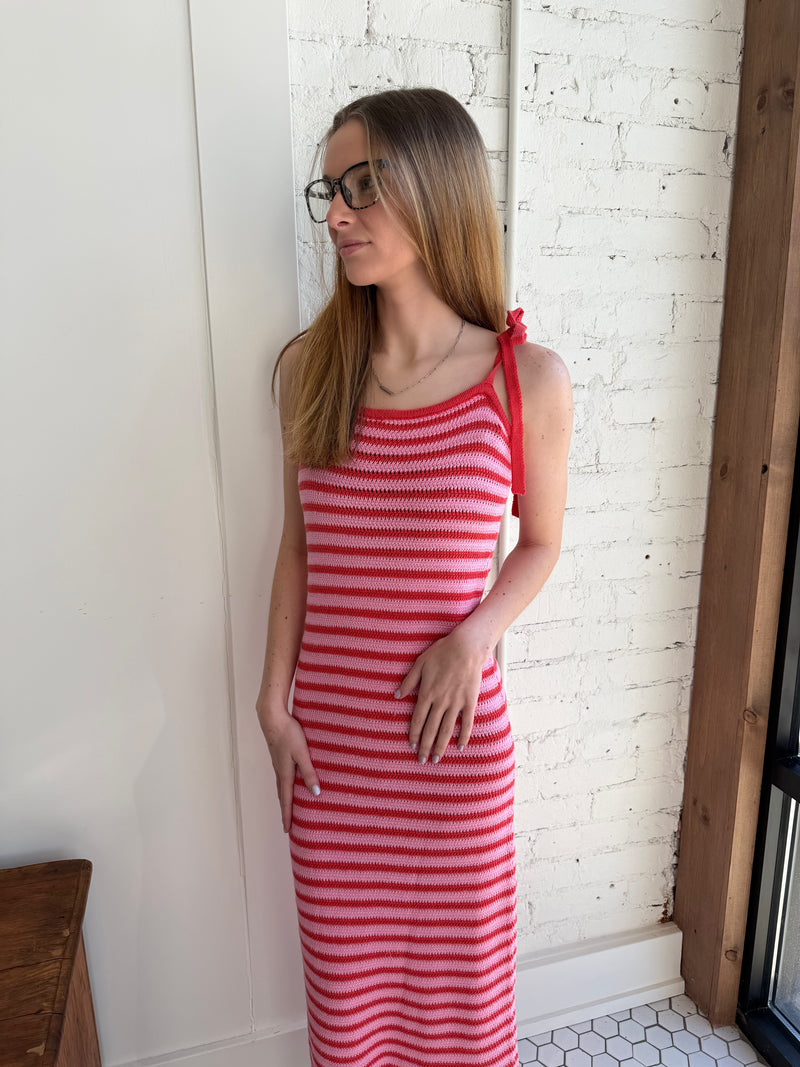 Striped Knit Dress