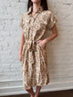 Sahara Palm Shirt Dress