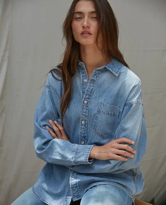 Denim Button Down