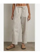 Striped Drawstring Pants