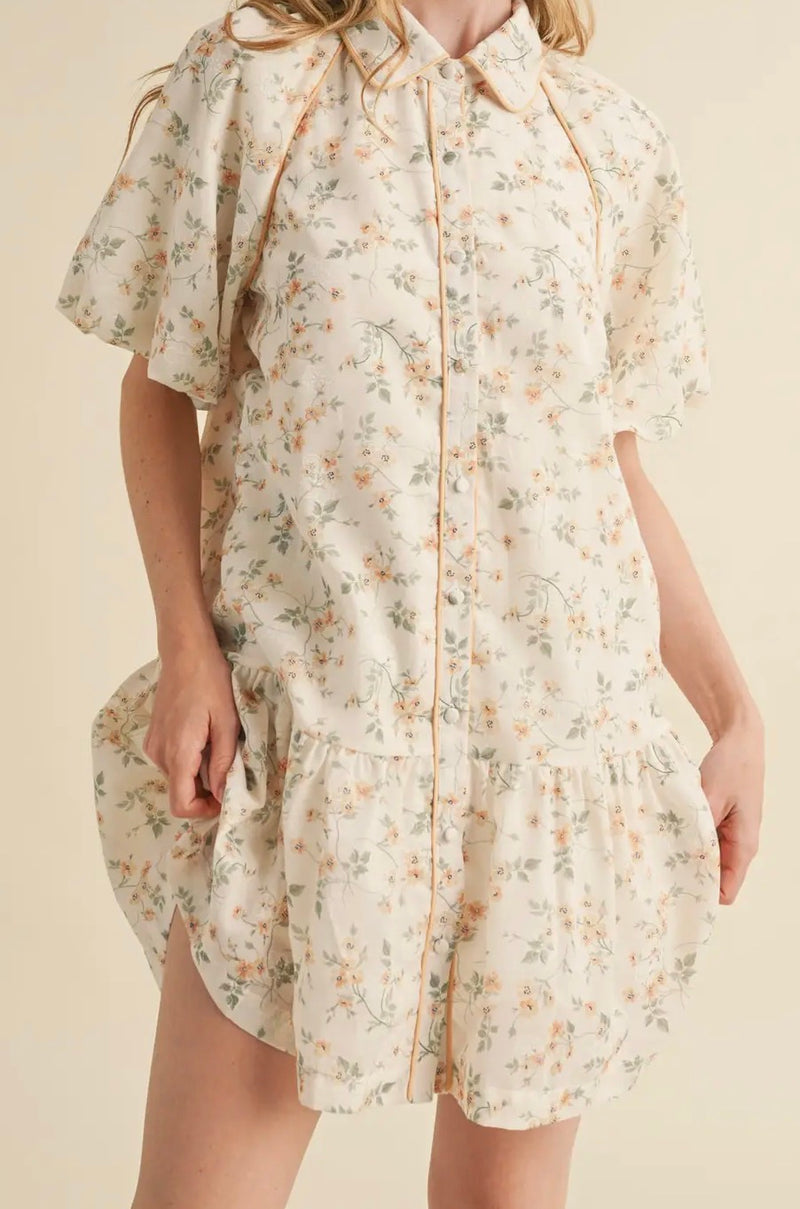 Bubble Floral Dress
