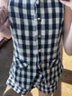 Gingham Vest Set