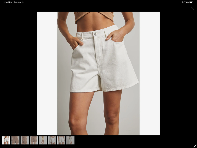White Shorts