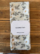 Painted Spring Flowers Tea Towel
