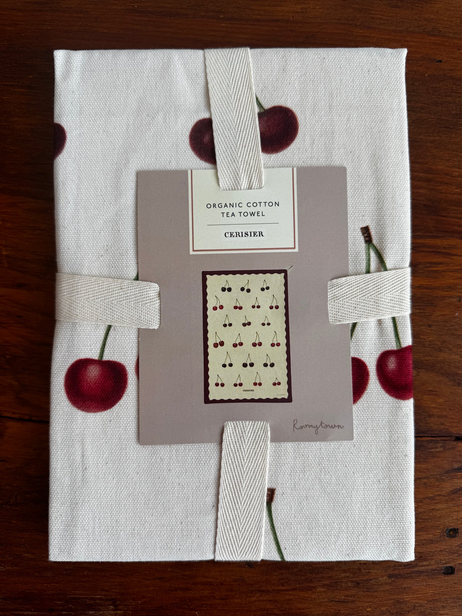 Cherries Tea Towel