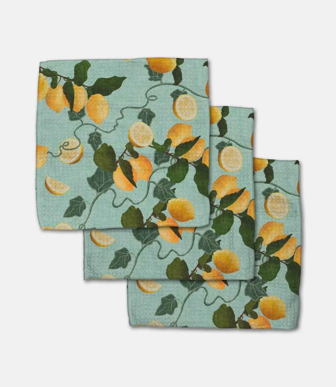 Amalfi Lemon Dishcloth Set