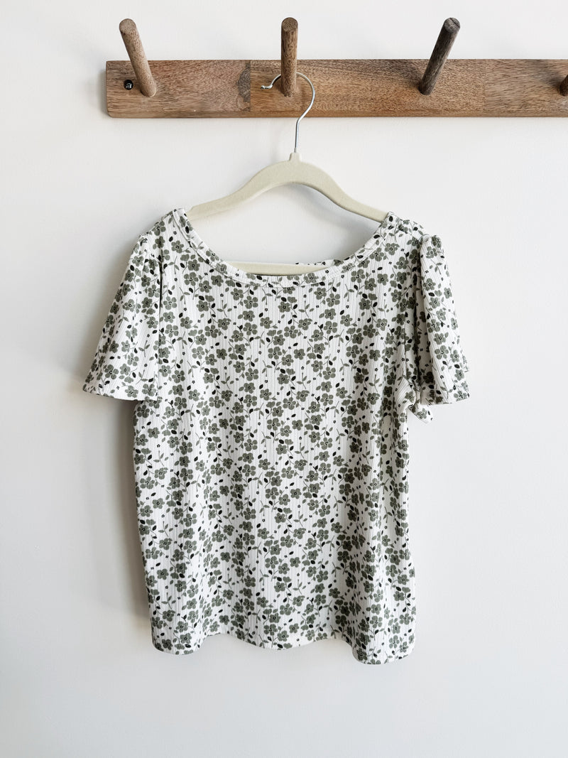 Girls Boxy Cropped Tee