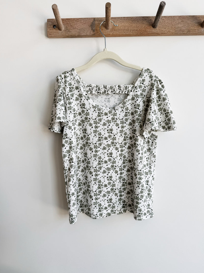 Girls Boxy Cropped Tee