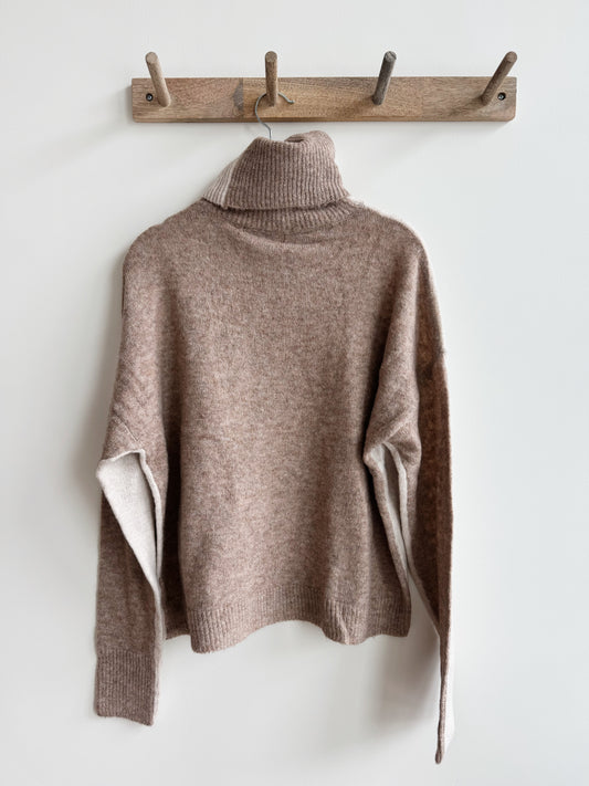 Two Toned Turtleneck