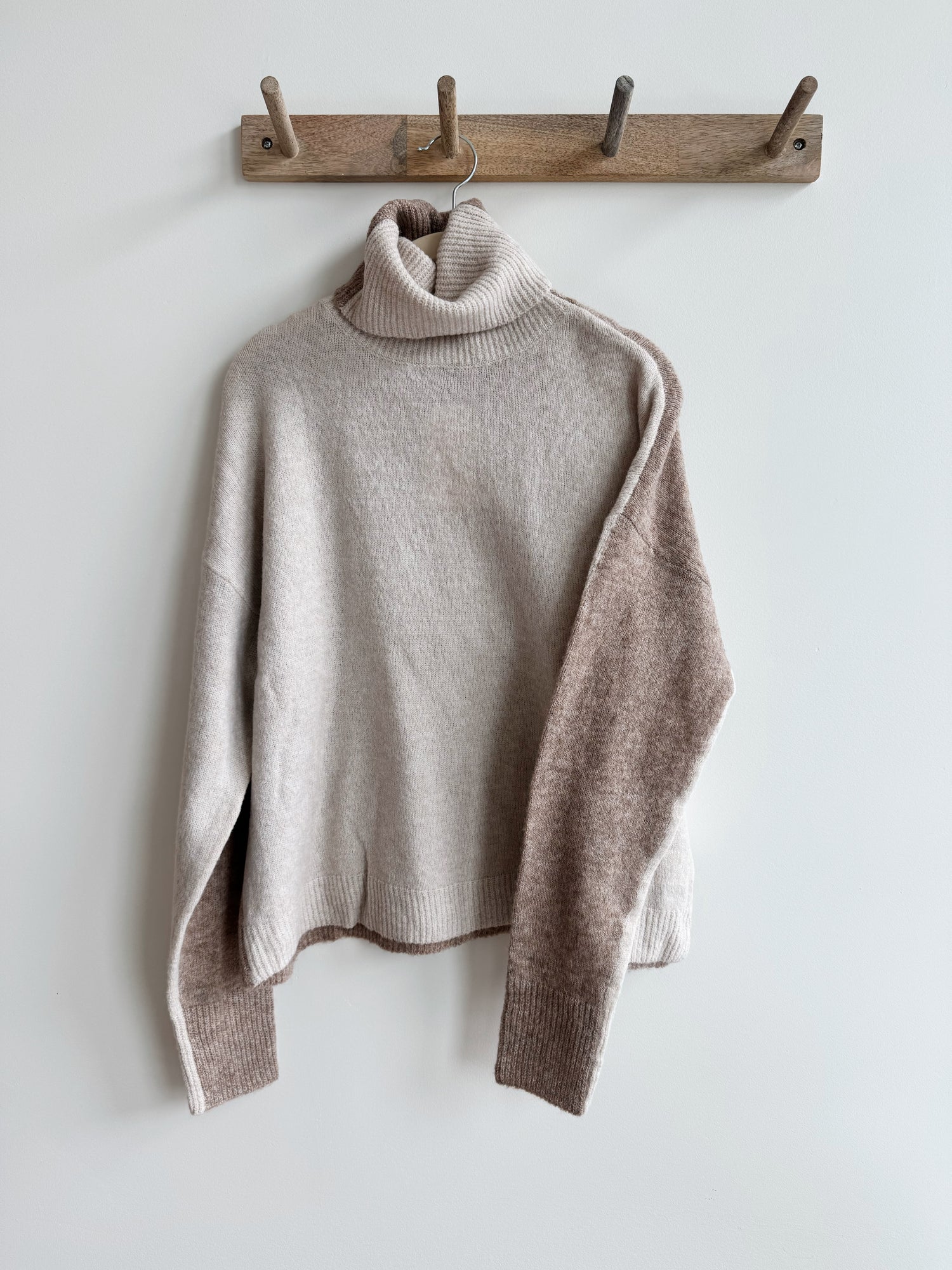 Two Toned Turtleneck