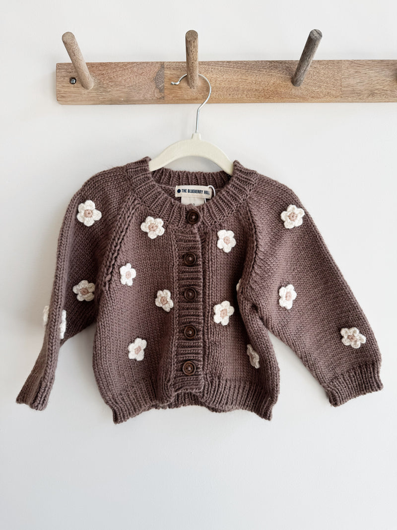 Baby Girls Flower Cardigan