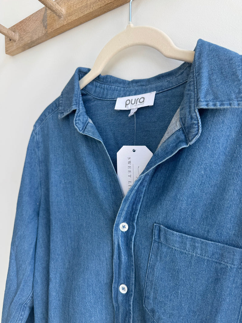 Denim Button Up
