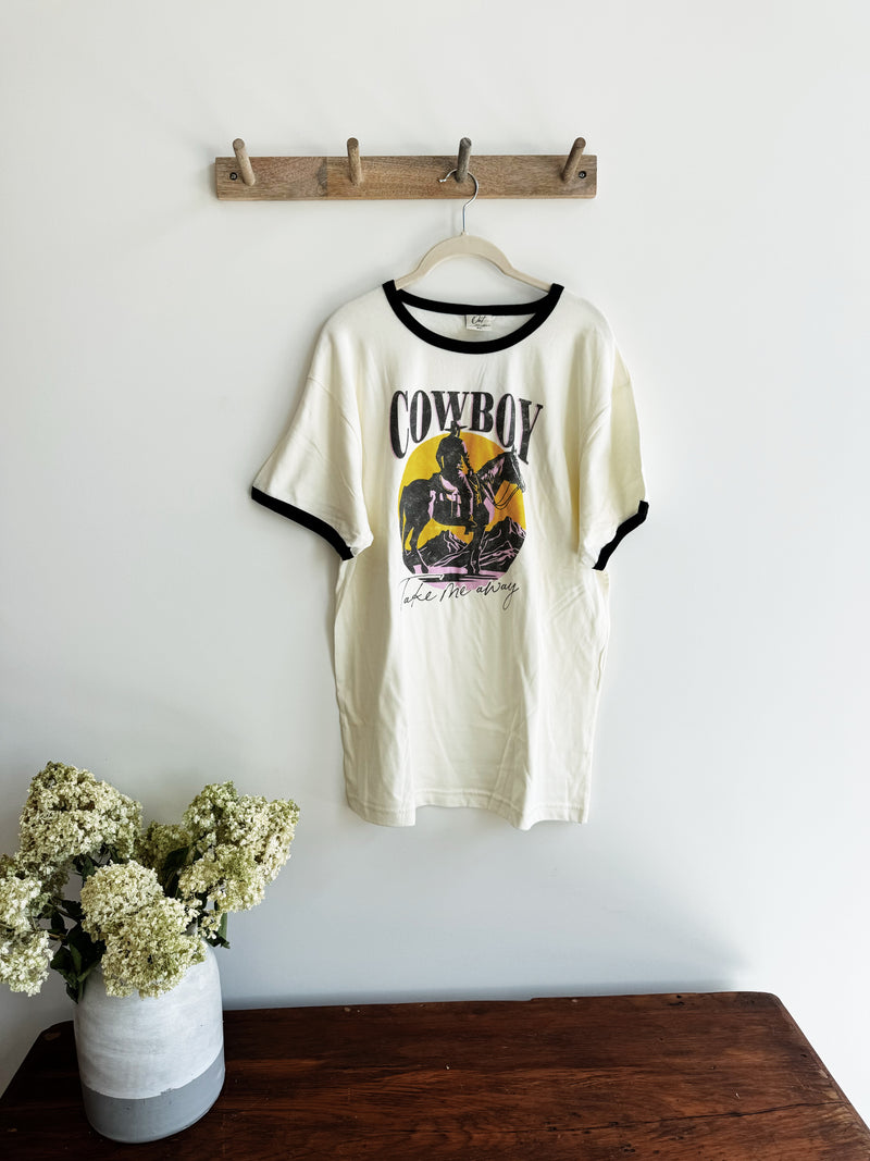 Cowboy Take Me Away Tee