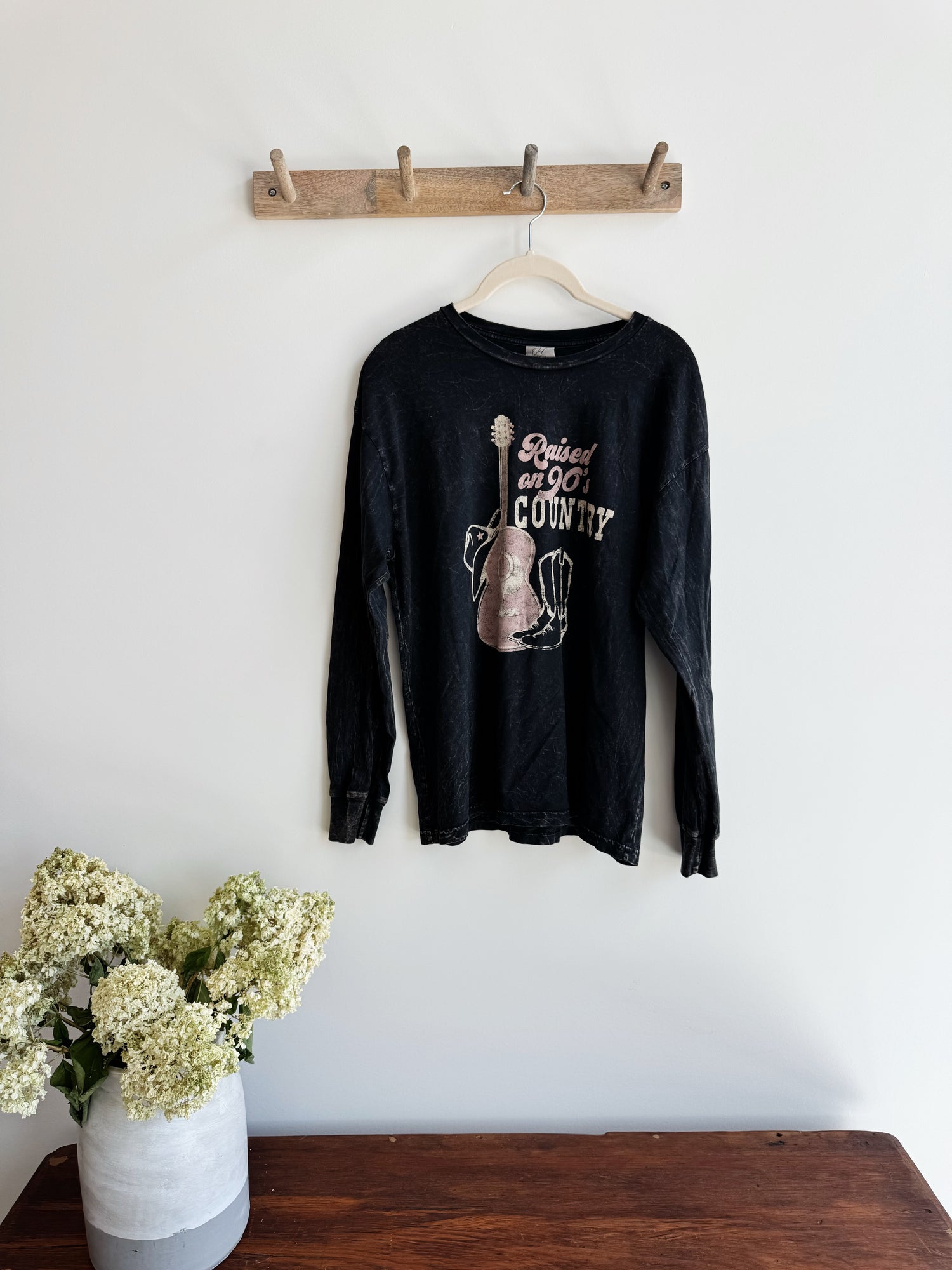 Raised on 90's Country Long Sleeve Tee