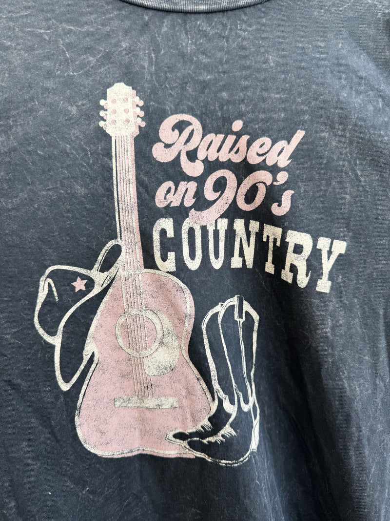 Raised on 90's Country Long Sleeve Tee