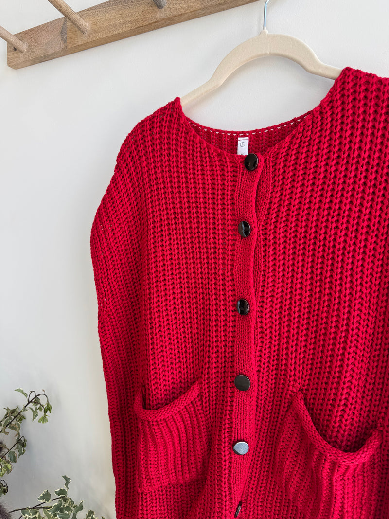 Button Up Sweater Vest