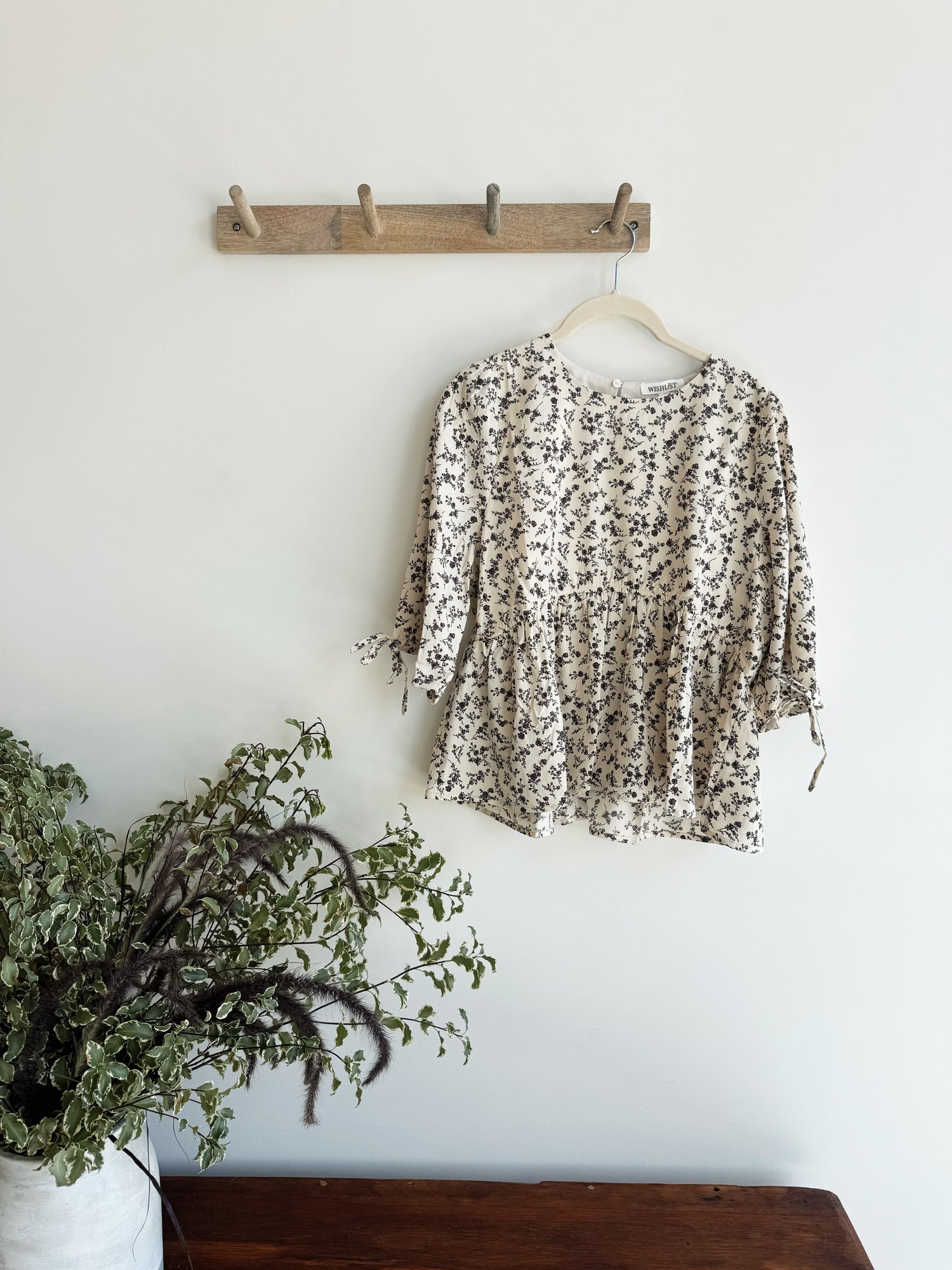Floral Peplum Blouse