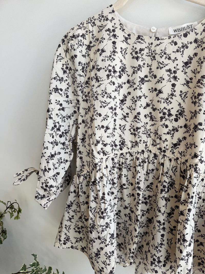 Floral Peplum Blouse